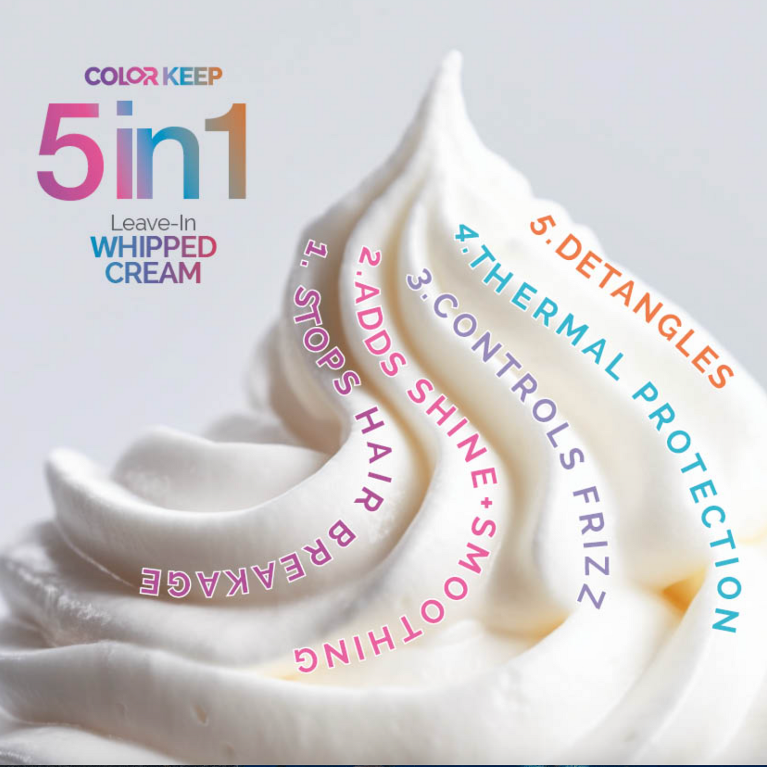 Color Keep 5 in One Whipped Cream