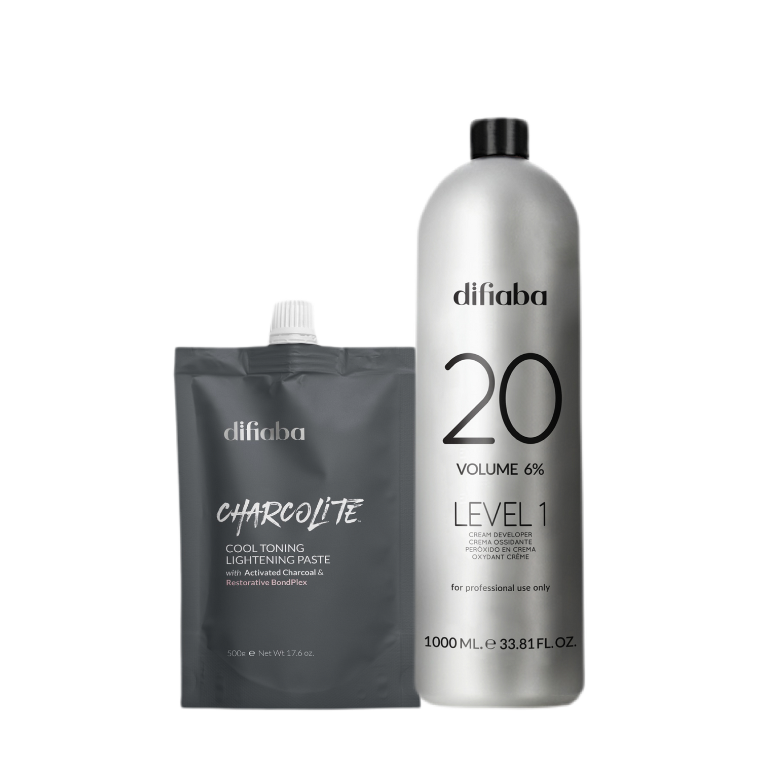 Difiaba Charcolite y Peroxide 20 vol