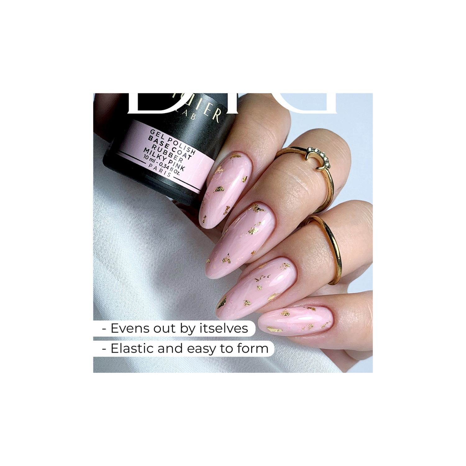 Rubber Base Coat Milky Pink